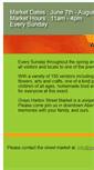 Mobile Screenshot of graysharborstreetmarket.com